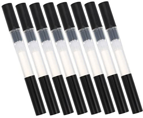 TOVINANNA Penna Per Smalto Vuota 8 Pezzi 3ml in Plastica Pp Trasparente Per Olio Unghie Penne Per Cuticole Strumento Nail Art Ergonomico Per Cura Unghie e Decorazioni