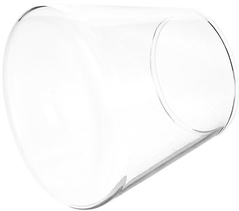 Portacandela in trasparente senza scaldacandela votivo casa accessori per candele portacandele design porta votiva piccoli portacandele Bicchiere Transparent Amosfun