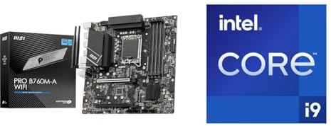 MSI PRO B760M-A WiFi Mainboard + Intel® Core™ i9-14900KF Prozessoren 24 cores