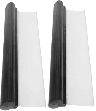 Ciieeo 2 Piezas Escobilla de silicona limpiaparabrisas de espejo lateral lavar Rasqueta de limpieza Limpiaparabrisas de automóviles escobilla de goma para encimera hoja de coche