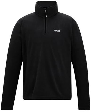 Regatta Thompson Herren Fleece Jacke, Schwarz, 58-60 EU (Herstellergröße: XXL), RMA021
