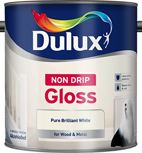 Dulux Non Drip Gloss 2.5L Pure Brilliant White