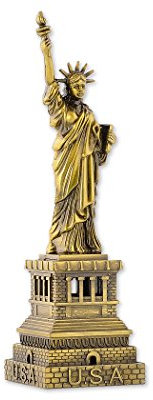 ds. distinctive style Statue of Liberty Modell Freiheitsstatue Metallstatue Freiheitsstatue Figur für Souvenirs(15cm)