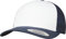 Flexfit Unisex Retro Trucker Colored Front Kappe, Navy/White/Navy, one Size