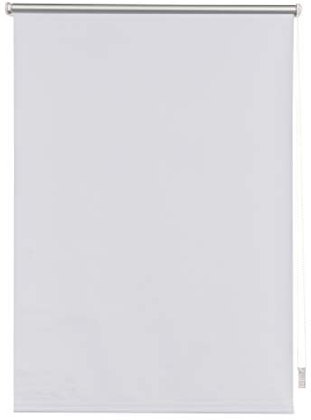 ondeco Thermo-Rollo auf Maß ohne Bohren mit Klemmträger, Verdunkelung für Fenster und Türen, Sonnenschutz Fenster innen, Blackout Silberbeschichtung Klemmfix Weiß B: 71-80 cm, L: 161-220 cm