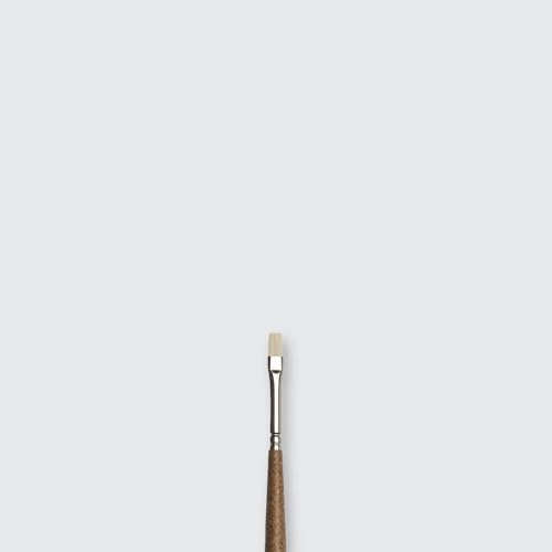 Winsor & Newton 5010301 pennello ad olio sintetico artista ad alta elasticità e durata, manico ergonomico per colori ad olio e alchidici - pennello piatto, corto n. 1
