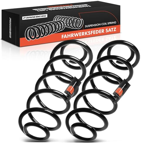 Frankberg 2 muelles de suspensión para eje trasero compatible con A4 Avant 8K5 B8 Kombi 2008-2015 Replace # 8K0511115DJ