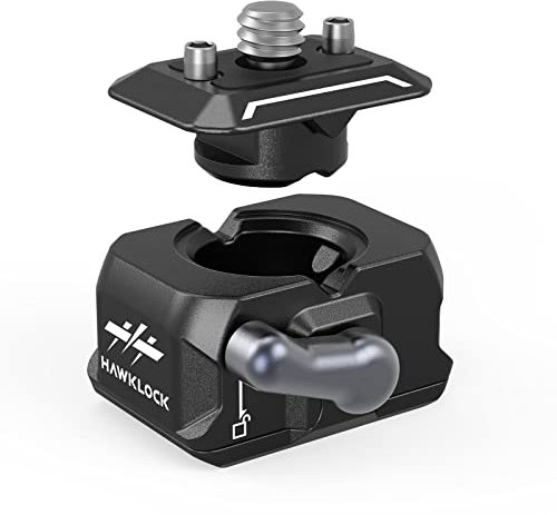 SMALLRIG HawkLock Mini-Schnellwechselplatte mit 1/4-Zoll-Schraube, Drop-in QR-Platte für Canon für Sony, für Stativ, Einbeinstativ, Camcorder, LED-Licht, Action-Kamera, Monitor – 3513