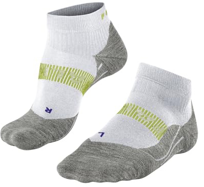 FALKE Men's RU4 Endurance Cool Short M Sso Functional Yarn Anti-Blister Running Socks 1 Pair, White 2007, 5.5-7.5