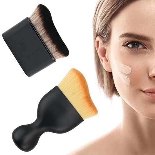 Tan Brush, Sunscreen Applicator, Self Tanner Applicator, 2PCS | Soft Bristles, Comfortable Handle, Portable, for Face Body Leg