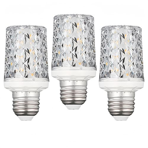 E27 LED-lampor, Modern kristalldesign, 18W varmvitt 3000K, Motsvarar 100W halogenlampor, AC 85-265V, E27 Edison-skrubbas, Corn Cob LED-lampa, Ej dimbar, Förpackning om 3