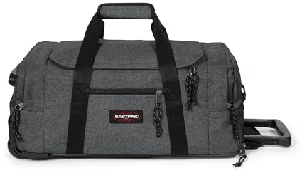 Eastpak Leatherface S + Sac de Voyage, 55 x 34 x 26 cm, 41 L - Black Denim (Gris)