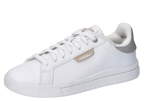 Adidas Damen Court Silk Shoes, Cloud White/Wonder Taupe/Taupe met, 42 EU