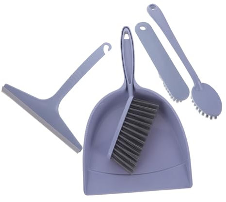Baluue 1set Scopette e Paletta Portatile per Pulizia Scrivania Kit per Casa e Ufficio Facile da Riporre e Leggero Materiale Sicuro e Resistente