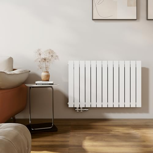 EMKE Radiateur Design, 630x1000 mm,Blanc, 730 W,Monocouche