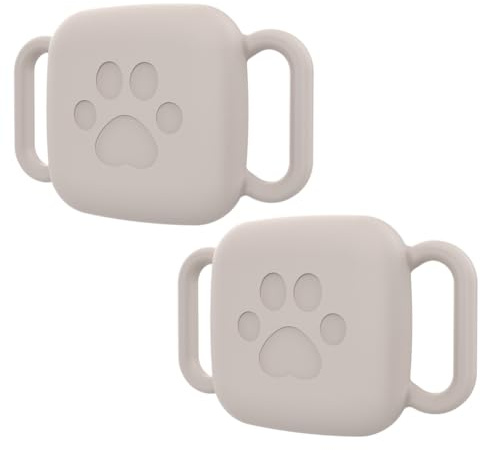 GETBSTOOP 2 Pack Silicone Case for Tile Mate 2022 2024 Silicone Sleeve Case Anti-Scratch Protective Cover Sleeve Sturdy Secure Tag Holder for Pet Dog Cat Collar