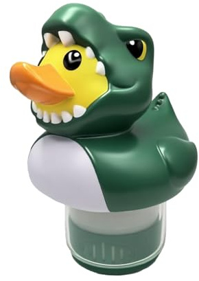 Dtaigou Flotador de cloro para piscina, dispensador de cloro para piscina, accesorios de cuidado del agua para mantenimiento de bañera de hidromasaje de dibujos animados para césped, jardín, parque