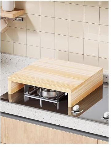 Gas Hob Cover Stove Bracket, Top Board, Plate,Kitchen Storage Rack for Electric,Heightening Cookers Base Tray(H 6cm/2.4in,40x20cm/15.7x7.9in)