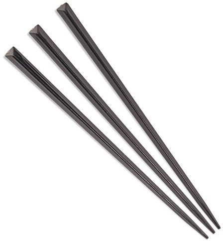 BambooMN – triangulär prisma plastmat cocktailplektrum 9 cm (3,5 tum) – 300 st – svart