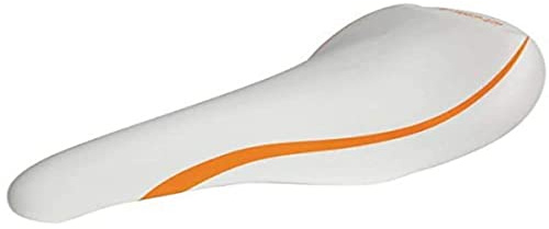 Waterflex WX-SADDLE-W3 - Selle Grand Confort Blanche et Orange - Pour aquabike WR