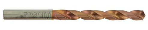 TIVOLY 11454160300 Lot de 10 Forets HSS Furius Revêtu FUSIO, pour Le Métal, Taillé Meulé Ø 3mm