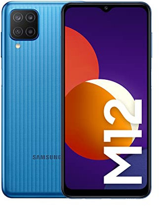 Samsung Galaxy M12 64GB Light Blue [Amazon Exlcusive] (UK Version)