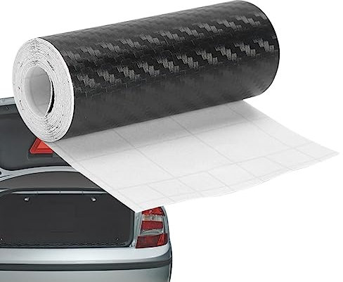 Ruban adhésif détaillé en fibre de carbone – Film de détail – Protection de bord de portière de voiture en carbone – Autocollant de protection anti-rayures pour tableau de bord, pare-chocs