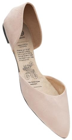 Rollasole D'Orsay Flats – Creme de la Creme – Cremefarbene faltbare flache Schuhe für Damen – stilvolle faltbare Ballerinas zum Hineinschlüpfen für Handtasche, Alltag, Ausgehen, Partys, Hochzeit,
