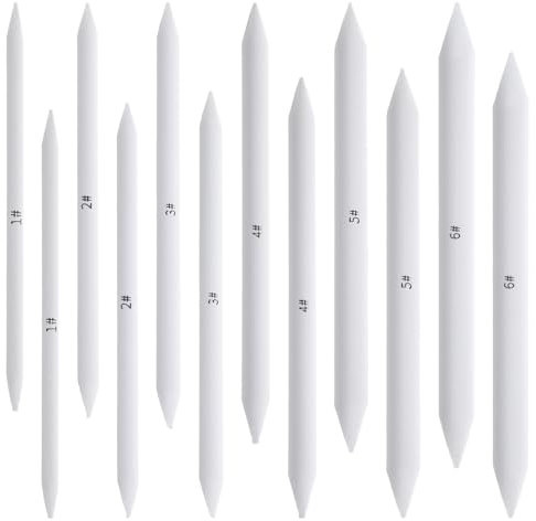 Skizzen Papierwischer 12 Stück Radierstift Papier Malerei Radiergummi Stift Kunst Skizze Zeichnung Radiergummi Stift Kunststudent Maler Anfänger Skizzenzubehör