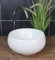 Rundes Design Aufsatzwaschbecken, 31 x 31 x 16 cm, Weiß Waschbecken Waschschale Gäste WC Badezimmer Keramik modern