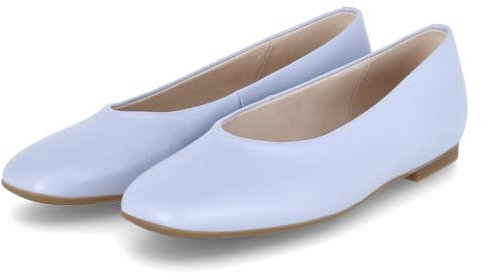 Gabor Damen Klassische Ballerinas, Frauen Flats,Sommerschuhe,Ballerina-Schuhe,Ballett-Schuhe,Ballet-Flats,flach,Ausgehschuhe,Sky,39 EU / 6 UK