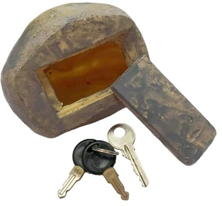 Dewireaey Fake Rock for Key | Key Hider Safe Storage Box,Box Safe Waterproof Holder for Home Outside Landscaping Yard Shelf Garden Security