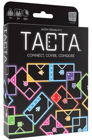 USAopoly | Tacta PEG | Strategiskt Kortspel, Formmatchning, Vridbara Kort Och Kompakt Utgåva | 2+ Spelare | 20+ Minuter