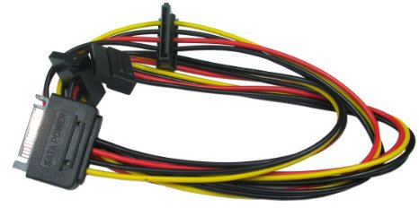 kenable SATA Power Splitter 1 to 3 way Sata Adapter 15 pin to 3 x 15 pin