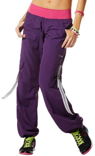 Zumba Fitness Damen Hose Cargo Pants, Berry Nice, S, Z1B00181-BERN