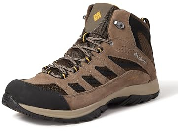 Columbia Crestwood Mid Wp, Botas para senderismo Hombre, Cordovan Squash 2023, 46 EU