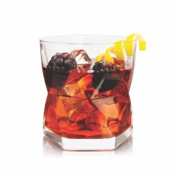 LIBBEY Rhombus Drinking Glasses Collection 4-piece Set (Rock 11.9oz)