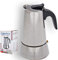 CUPERINOX Cafetera italiana inducción | 12 tazas | cafetera express para placas y vitroceramicas inducción | acero inoxidable | apto lavavajillas (no incluye molinillo café)