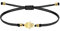 coitgo-Pulsera con amuleto de la Suerte y Protección Acero inoxidable- Pulsera Mujer o Hombre - Pulsera Mano fatima - Pulsera Hilo Encerado Hecho a Mano (Mano de Fatima Dorado)