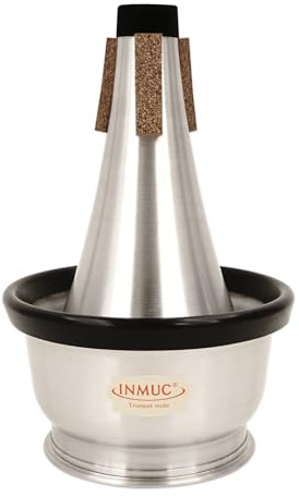 Trumpet Cup Mute - Premium Rubber Cup Mute for Trumpet, Enhances Tone Quality with Warm, Mellow Sound - Durable and Easy to Use for Practice and Performances