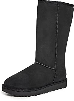 UGG Classic Tall II Stivali Classici, Donna, Nero, 41 EU