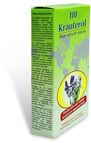 Olio di erbe aromatiche 110 erbe per la cura del corpo (1 bottiglia)