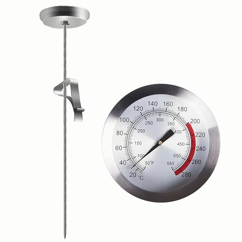 Kökstermometer, köttermometer, omedelbar visning, livsmedelstermometer, ugnstermometer, professionell termometer, HD-skärm, för ugn, grill, biff, matlagning, mjölk, kaffe
