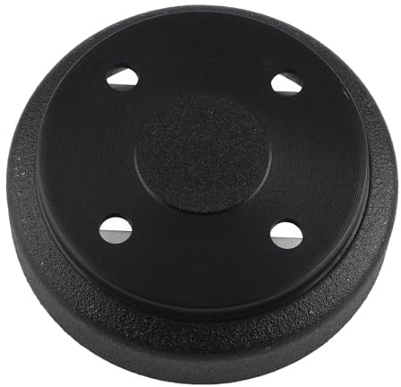 VBXCMLDPO Rear Brake Drum 1017911-01, Replacement for Club Car DS 1995 - Up and Precedent 2004 - Up, 4 Bolt Pattern Black Metal Brake Drum with OEM Fit for Cart Rear Wheel