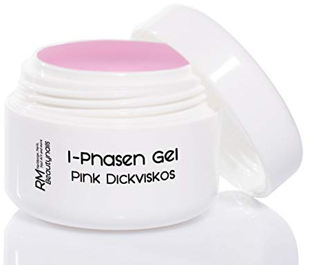 50ml 1-Phasen UV-Gel Pink All in One Allround Nagelgel Dickviskos Nageldesign (1er Pack)