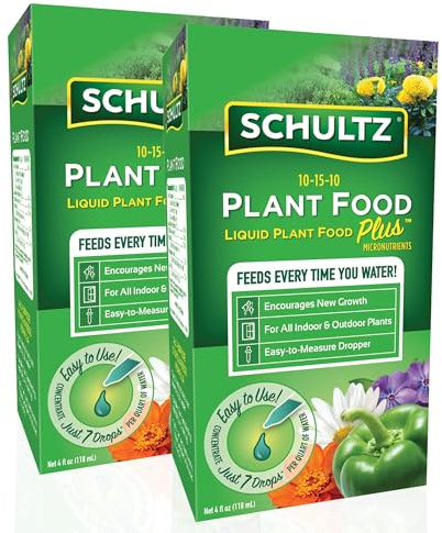 Schultz All Purpose 10-15-10 Plant Food Plus, 4-Ounce [2- Pack]