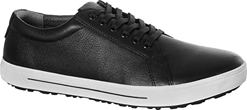 Birkenstock QO 500 O2 Chaussures de sécurité en cuir naturel avec semelle interchangeable Noir Taille 43