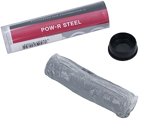 Pow-R Steel Repair Epoxy Putty 2 Ounces for Plumbing Sets Under Water in 2 Mins
