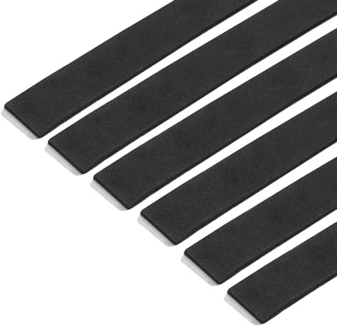 PATIKIL 18 Tischtennis Seitenband, 10er Pack Tischtennis Kantenband zum Schutz der Beläge und des Schlägers für Schläger, Schwarz