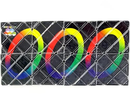 Xrten 8 Paneles Magic Plegable Puzzle, Cube Twisty Juguetes, para Niños y Adultos